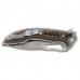 Canivete CRKT Fossil com sistema IKBS e empunhadura em G10. 